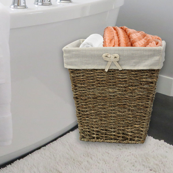 Vintiquewise Seagrass 2 Gallon Waste Basket & Reviews Wayfair